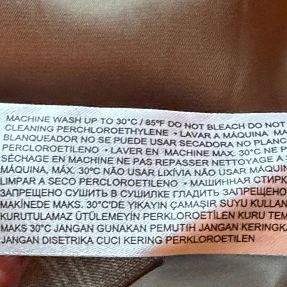 Mango Beige Plaid Check Skirt With Slit/NWT/10 (EU 42) - Picture 14 of 16